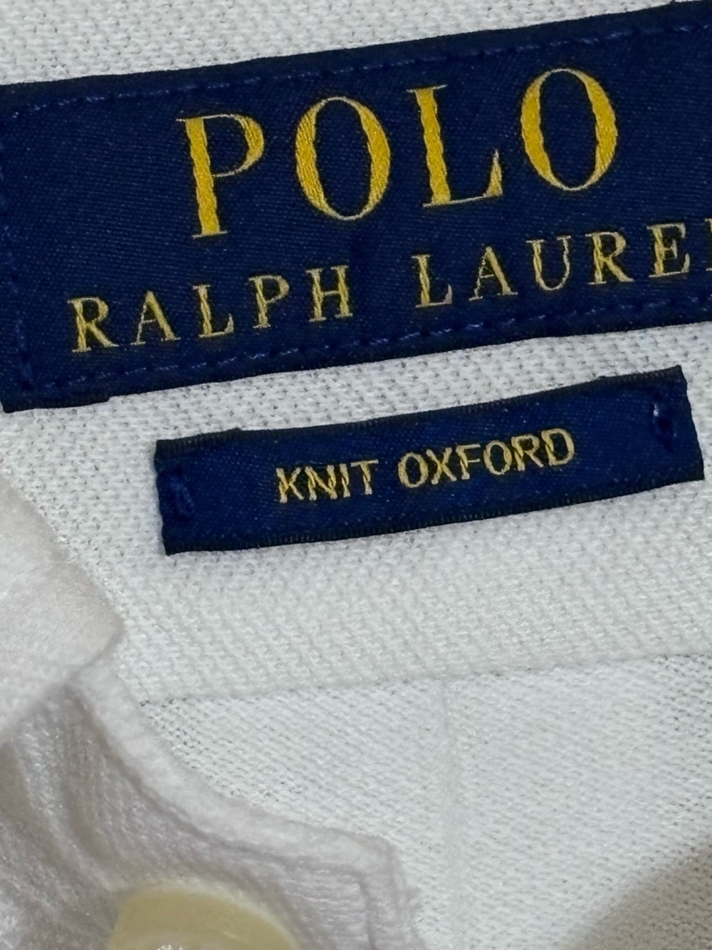 Polo by Ralph Lauren Knit White Long-Sleeve Button-Down Oxford Embroidered Pony - Picture 10 of 13